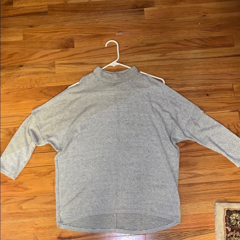 Gray sweater